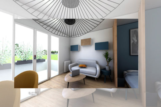 Studio 27 m² cave & balcon – PLESSIS ROBINSON (92)