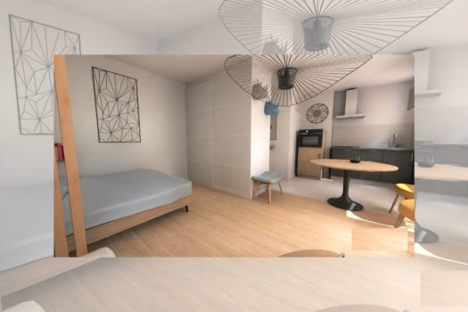 Studio 27 m² cave & balcon – PLESSIS ROBINSON (92)