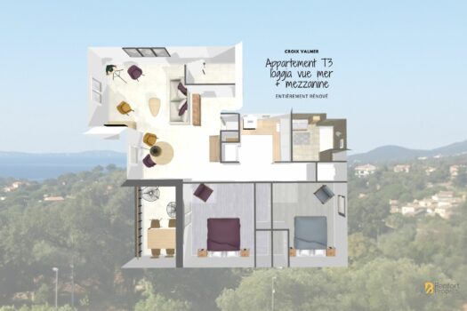 APPARTEMENT T3 64 M² – CROIX VALMER